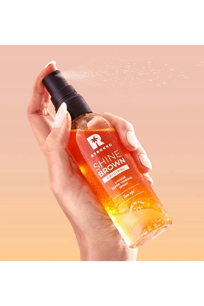 NO BRAND Byrokko Shine Brown SPRAY MANGO COOLING bifazic pentru protecție solară