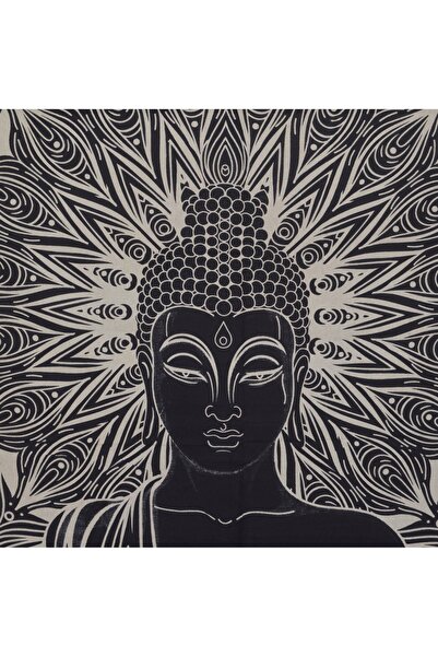 NO BRAND Pătură decorativă din bumbac - Decorațiune de perete - Buddha