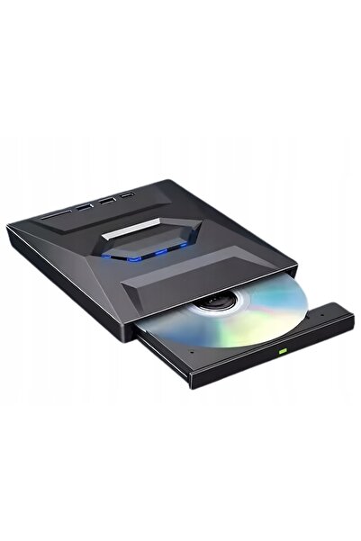 NO BRAND Unitate optică externă CD/DVD-RW 5-în-1 cu USB 3.0, tip VCD, SD/TF