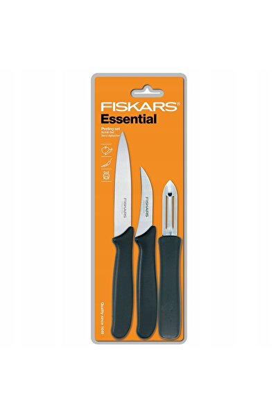 FiSKARS SET CUȚITE DE CURĂȚAT, ESENȚIAL, 3 PIESE 1024162