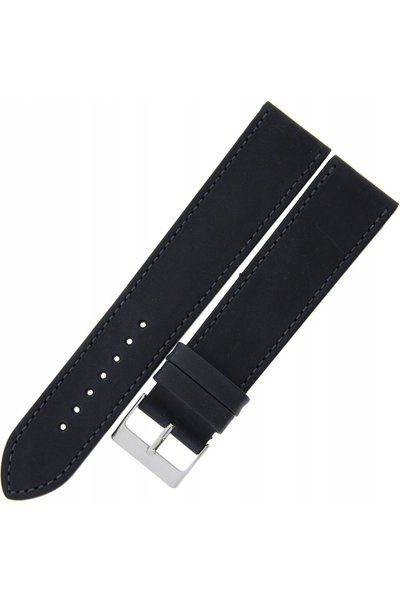 NO BRAND LAVVU Sport XL LSAXB24 - 24 mm - Negru - Curea de ceas din piele
