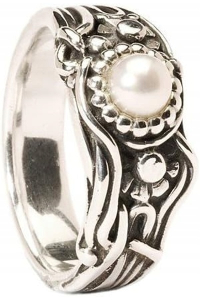 NO BRAND Inel Trollbeads Argint 925 cu perle de apă dulce TAGRI-00165