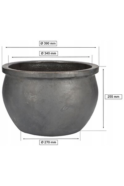 NO BRAND Ghiveci de flori GHIVECI DE FLORI ⌀ 34 CAPAC CERAMIC GLAZURAT