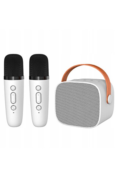 NO BRAND Boxă Bluetooth cu 2 microfoane, aparat de karaoke portabil wireless