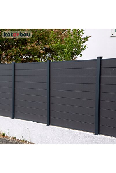 NO BRAND 2x Picior de bază pentru stâlp de gard, suport panou 60x40