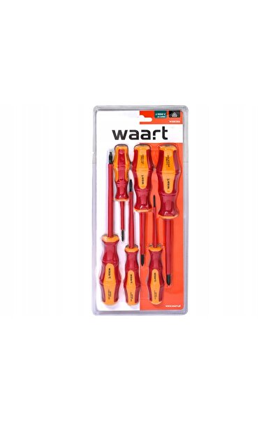 NO BRAND Set complet de șurubelnițe izolate, 6 piese, 1000V