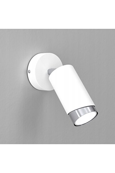 NO BRAND EWILIGHT Aplică reglabilă, lampă de perete tubulară „Eye” GU10, alb/...