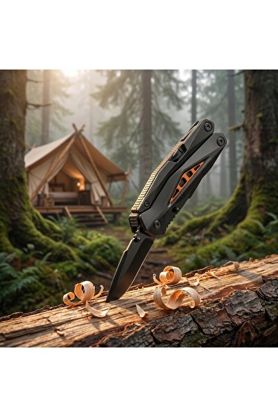 NO BRAND MULTITOOL DE SUPRAVIEȚUIRE – CUȚIT MULTIFUNCȚIONAL, SET ESENȚIAL 24-...