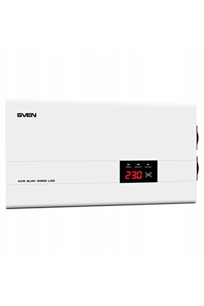 Sven AVR SLIM-2000 Regulator de tensiune Stabilizator montat pe perete 1200W