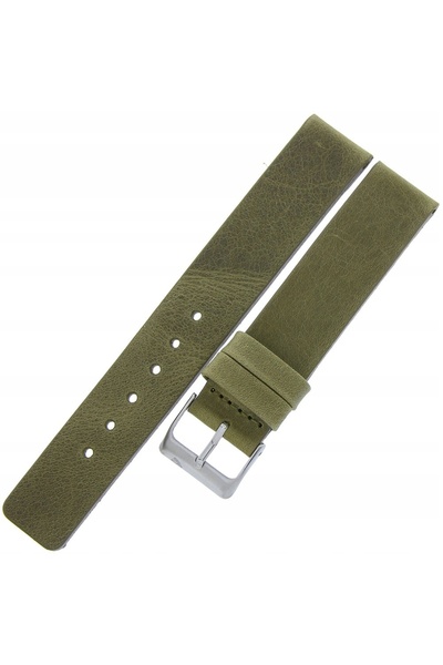 NO BRAND LAVVU Plain LSCUG18 - 18 mm - VERDE - Curea de ceas din piele
