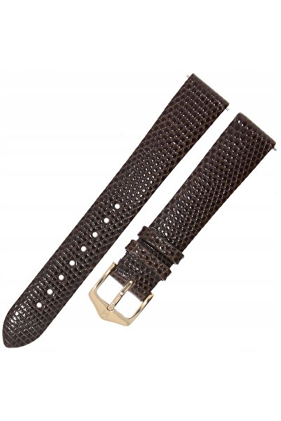 NO BRAND Curea de ceas din piele HIRSCH Lizard M - 16mm - Maro