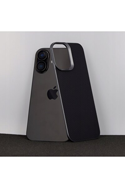 NO BRAND Husă pentru iPhone 17 Liavec Strat de Carbon Magsafe negru