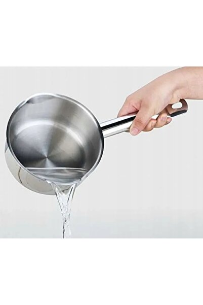 Kinghoff Vas rotund tradițional din oțel, 1L, 14cm, pentru inducție și gaz.