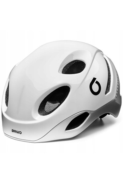 NO BRAND Cască de ciclism BRIKO E-ONE LED față/spate L 58-63
