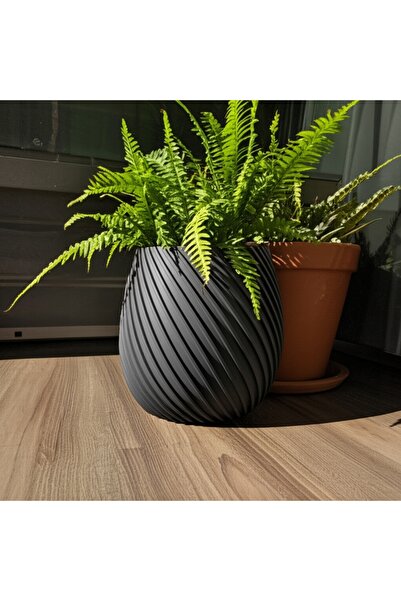 NO BRAND GHIVECI DECORATIV MODERN PENTRU FLORI, DIN PLASTIC, DECORATIV