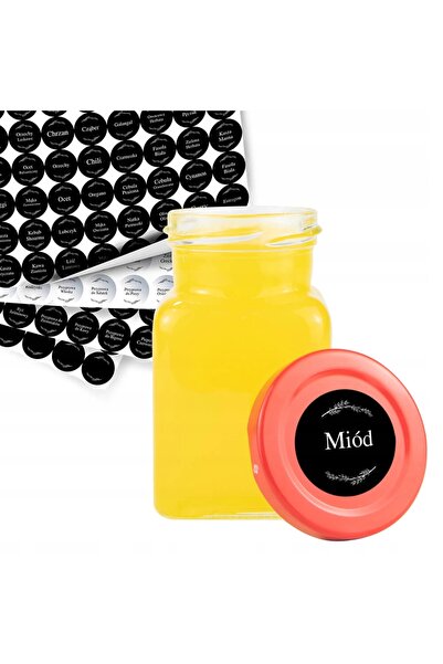 NO BRAND 20x Borcane pentru condimente, ierburi, miere, cafea 150ML + 252 aut...
