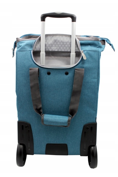 NO BRAND Troler cu roți Punta Big Wheel - albastru denim
