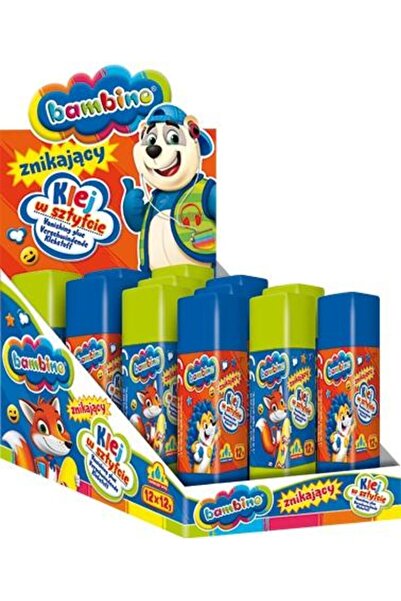 Bambino 12g lipici adeziv sub formă de stick, care dispare, 12 bucăți