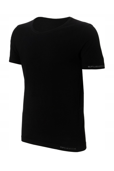 Brubeck Tricou de bărbați din bumbac confortabil SS00990A Negru - M