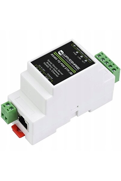 NO BRAND Convertor industrial izolat RS485 la Ethernet RJ45 PoE Waveshare