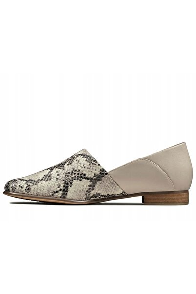 CLARKS Pantofi de damă - Piele Pure Tone - mărimea 36 - gri șarpe