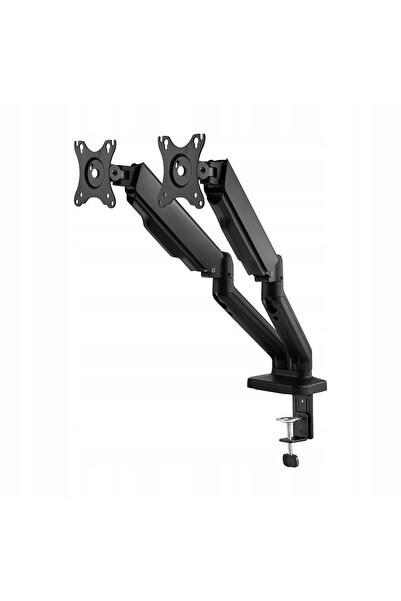 Cabletech Suport dublu pentru monitoare, robust, rotativ, de birou