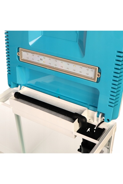 NO BRAND ACVARIU ALB 29L - SET COMPLET ACVARIU 38x26x40cm