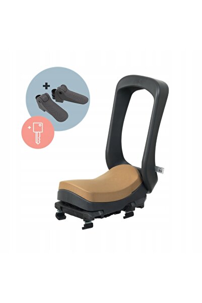 Urban Iki Scaun junior pentru portbagaj, culoare negru/maro, cu sistem de blo...