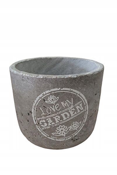 NO BRAND Capac de ciment pentru ghiveci Love My Garden Ø 15cm