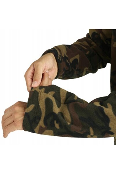 NO BRAND Haină polară de vânătoare Solognac 500 camuflaj
