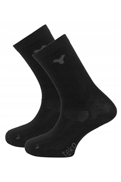 teko Șosete ecoHIKE Baseliner Ultralight 1.0 negre, pachet de 2 - Mărimea S (...