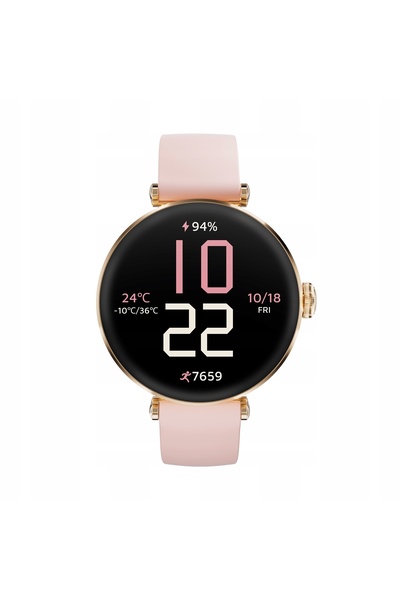Kieslect Smartwatch Pura Gold 1,19" AMOLED Bluetooth 5.2 IP68