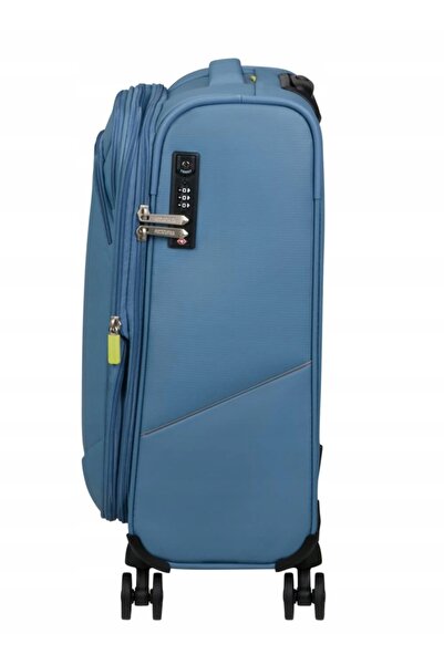American Tourister Valiză de cabină SummerRide EXP - albastru coronet
