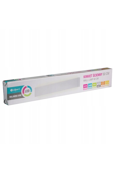 NO BRAND Aplică de baie cu LED, IP44, 24 W, 60 cm, albă