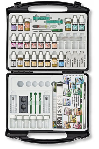 JBL SET COMPLET DE 9 TESTURI ÎNTR-O CUTIE PENTRU ACVARIU PROAQUATEST LAB PROS...