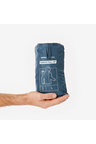 NO BRAND Jachetă de drumeție Quechua Raincut pentru bărbați cu fermoar