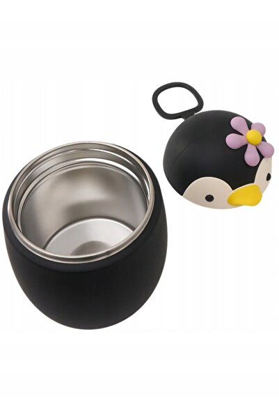 NO BRAND Termos pentru prânz pentru copii Asobu Bestie Foodie 0.6 l - pinguin