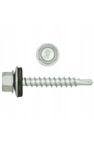 NO BRAND Șuruburi autofiletante pentru metal și lemn cu șaibă 4,8x35 mm 250 b...
