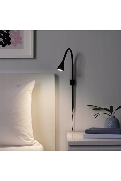 NO BRAND Reflector LED IKEA cu clemă, lampă de perete NAVLINGE, negru