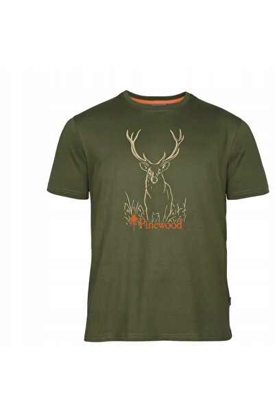 NO BRAND Tricou PINEWOOD RED DEER 5452 - Verde -XL