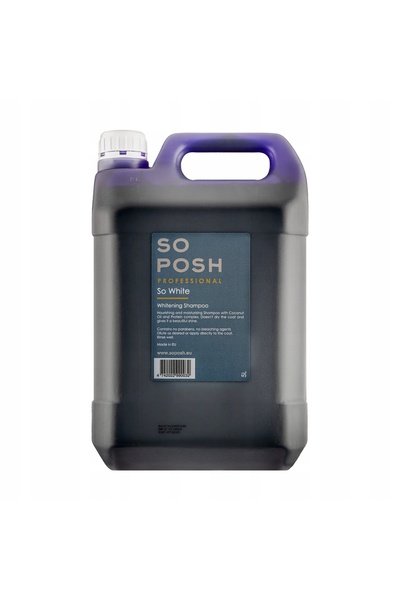 NO BRAND So Posh So White șampon pentru păr alb, pentru strălucire, 5L