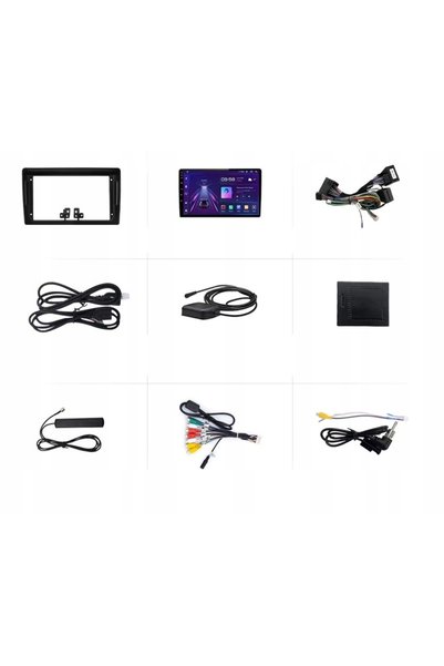 NO BRAND RADIO NAVIGAȚIE ANDROID PEUGEOT 407 2004-2011 WIFI 256GB SIM GRI