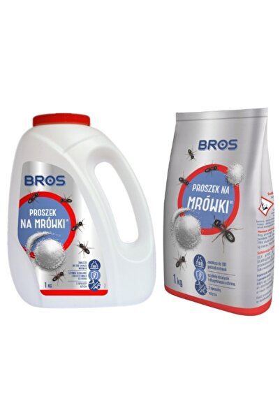 bros PULBERE ANTIPARAZITARĂ 1KG + 1KG EXTRA PENTRU ELIMINAREA PURICILOR ȘI A ...