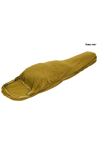 NO BRAND Sac de dormit militar Mil-Tec din fleece polar Coyote