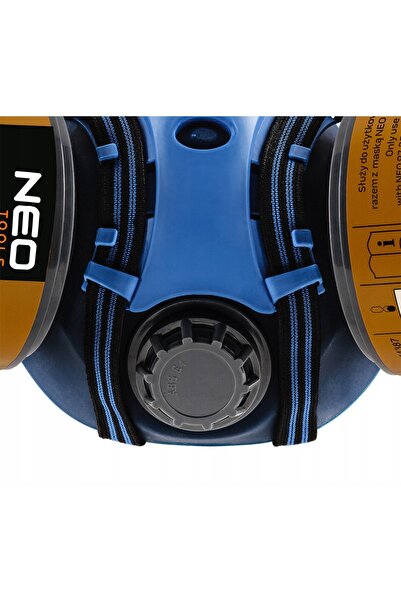 NEO Mască de protecție din silicon tip semi-mască + 2 filtre absorbante A1 TO...