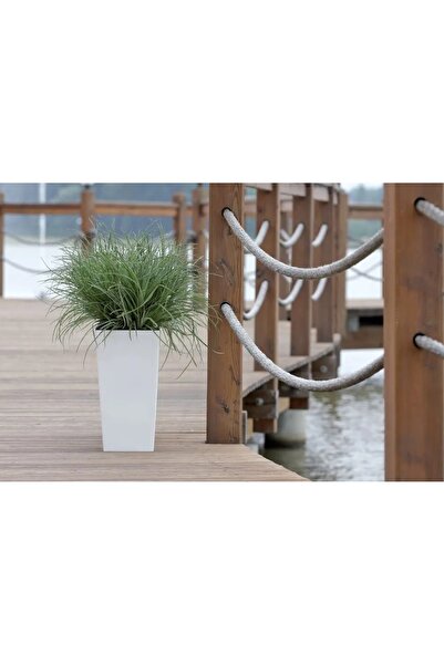 Prosperplast Ghiveci Urbi Square cu efect de beton DURS240E 24x24 h45 - Marengo