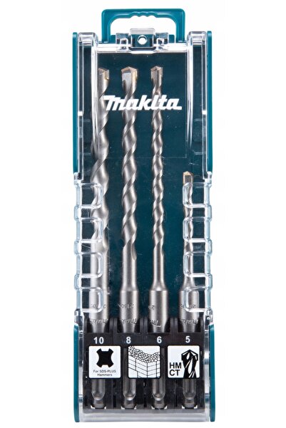 Makita Set de burghie pentru ciocan rotopercutor pentru beton SDS + PLUS D-74...