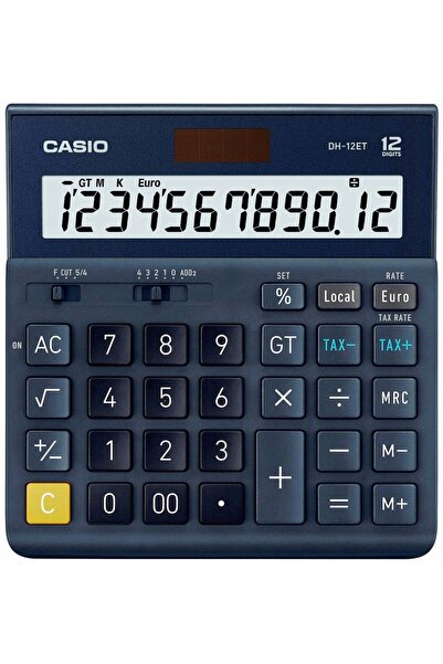 Casio BIUROWY DH-12ET CALCULATOR TAXĂ VAT EURO GT