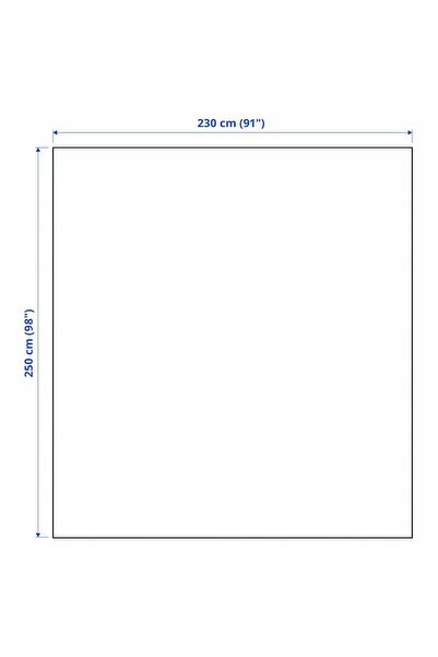 NO BRAND IKEA cuvertură de pat din bumbac 230 cm x 250 cm