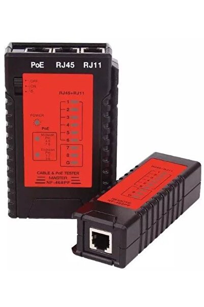 NO BRAND Tester pentru cabluri de rețea RJ45, RJ11, LED, PoE, LAN – Noyafa NF...
